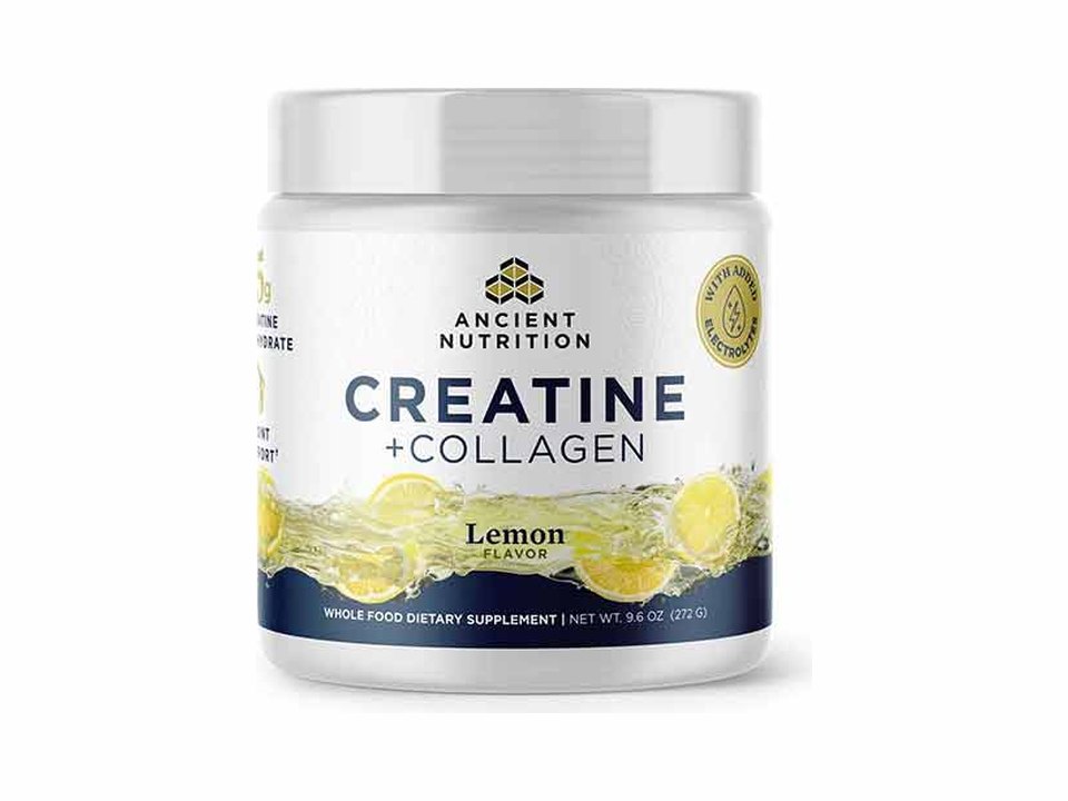 Ancient Nutrition Creatine + Collagen + Electrolytes (Lemon) — product image