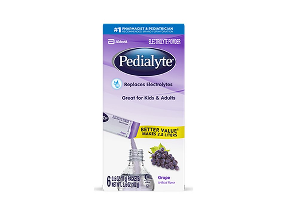 Pedialyte Electrolyte Powder Packs — product image